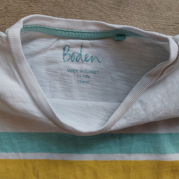 Mini Boden stripey tee 11-12 years - Picture 5 of 16